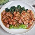 Cooksnap dari Vina Himatur untuk resep Pokcoy Siram Sosis