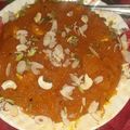 Pooja Sharma का कुकस्नैप जब उन्होंने रवा केसरी बाथ (Rava kesari baath recipe in Hindi) बनाया था।