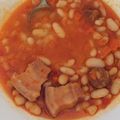 El cooksnap de cdcg cuando hizo Alubias o judías blancas con chorizo. (Thermomix).