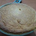El cooksnap de Cari Godoy cuando hizo Budín de pan con leche condensada.