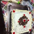 El cooksnap de Gabriela Ferreyra cuando hizo Torta selva negra.