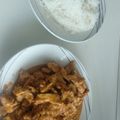 El cooksnap de Charo De La Torre cuando hizo Pollo al curry con leche de coco y anacardos.