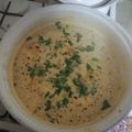 Varga Fészen Eldobott János Cooksnap-ja, amikor elkészítette a(z) Fűszeres burgonyaleves receptet.