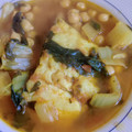 El cooksnap de Sylvie Guillard cuando hizo Acelgas, garbanzos y bacalao Skrei.