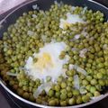 El cooksnap de Sandra cuando hizo Guisantes con huevo.