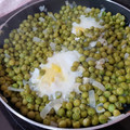 El cooksnap de Sandra cuando hizo Guisantes con huevo.