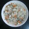 El cooksnap de javier cuando hizo Ensalada de papa con arveja.