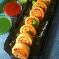Sudha Agrawal का कुकस्नैप जब उन्होंने वेज सूजी रोल्स (veg suji rolls recipe in Hindi) बनाया था।