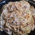 Dóra Rudolf Cooksnap-ja, amikor elkészítette a(z) Carbonara spagetti receptet.
