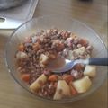 El cooksnap de Paloma Ortiz cuando hizo Mi guiso de lentejas fácil.
