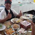 El cooksnap de Carlos Javier Solis Caicedo cuando hizo Camarones al ajillo.