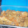 El cooksnap de Gisela Giralt cuando hizo Pollo a la sidra.