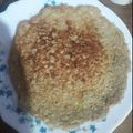 El cooksnap de Oriana Azul cuando hizo Tortilla de avena y banana.