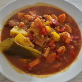 El cooksnap de Albichu cuando hizo Lentejas con chorizo en olla rápida.