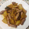 El cooksnap de Nati Castillo cuando hizo Guiso de patatas con salchichas frescas.
