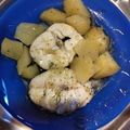 El cooksnap de Mari Luz Sáez cuando hizo Merluza en salsa verde ligera con patatas.