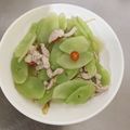 陳美惠 的 菜心炒肉絲 cooksnap