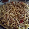 El cooksnap de Elena C cuando hizo Noodles de ajo y aceite de chiles, 10 min !!! 😋.