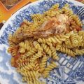 El cooksnap de Melani Escobar cuando hizo Guiso de pollo trozado con fideos tirabuzones!!!!.