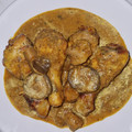 El cooksnap de Maria Garcia cuando hizo Muslitos de pollo en salsa con setas y canela.