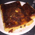 El cooksnap de Inma Dacal cuando hizo Tarta de manzana (al microondas).