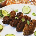 Zainab Aftab's cooksnap of when they made Seekh kabab.