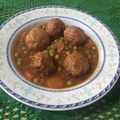 El cooksnap de Maria Abellan cuando hizo Albóndigas con guisantes y zanahorias en olla rápida.