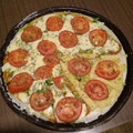 El cooksnap de leyla cuando hizo Pizza batida (sin tacc) apto para celíacos.