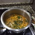 El cooksnap de david cuando hizo Potaje de garbanzos y alubias con bacalao.