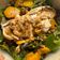 El cooksnap de Ana Pernas cuando hizo Ensalada de burrata y melocotón.