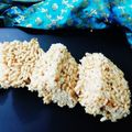 Archana Yadav का कुकस्नैप जब उन्होंने मुरमुरे की चिकी(Murmura ki chikki recipe in Hindi) बनाया था।