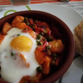El cooksnap de Almudenina cuando hizo Huevos a la flamenca.