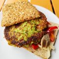 El cooksnap de Irati Laburu cuando hizo Hamburguesa calabacín y avena.