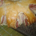 El cooksnap de Ana Perez cuando hizo Rosca de jamón y queso.