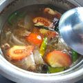 Cooksnap Hasleda Rosli semasa beliau membuat Sup Daging Siam.