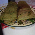 El cooksnap de isa24 cuando hizo Tortitas de harina de espelta con pollo y verduras.