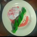 Cooksnap dari Nurul Ummu GhAZi untuk resep Es Pisang Ijo Dadar