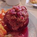 El cooksnap de Luciana Silva cuando hizo Remolachas rellenas.