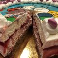 Nikolett Madarász Cooksnap-ja, amikor elkészítette a(z) Málnás-vaníliás mascarpone torta laktózmentesen receptet.