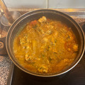 El cooksnap de Nacho Albarrán cuando hizo Merluza con patatas a la cúrcuma y comino.