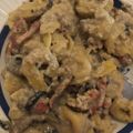 El cooksnap de Gabriela Suarez Leyton cuando hizo Tortellini a la carbonara.