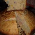El cooksnap de Karla Banega cuando hizo Torta con yogurt Calcar bebible.