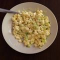 El cooksnap de Gestion Vial cuando hizo Ensalada de apio y piña.