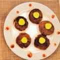 Adeya's cooksnap of when they made Beef Shami Kebab😋.