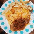 El cooksnap de Damaris Paramo cuando hizo Comida muy casera de domingo arroz de verduras y pollo sudado.
