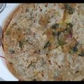 saumya's cooksnap of when they made Methi paneer mini parata.