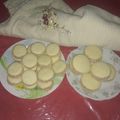 El cooksnap de Vale Lopez cuando hizo Alfajores de mandioca.