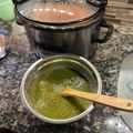 Nathan Baty's cooksnap of when they made Tomatillo Salsa.