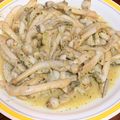 El cooksnap de Alicita cuando hizo Navajas a la plancha.