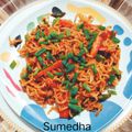 Sumedha Joshi's cooksnap of when they made हक्का नूडल्स (hakka noodles recipe in marathi).